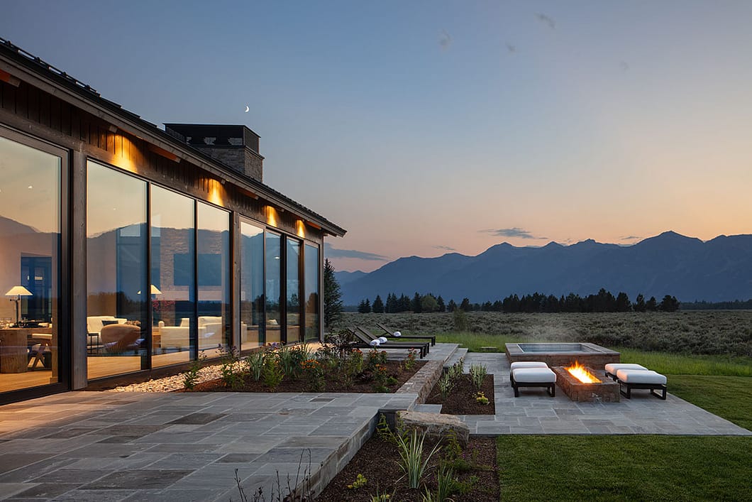 Starfall - modern home in Jackson Hole - Nida Risto Interiors - Photo: Krafty Photos
