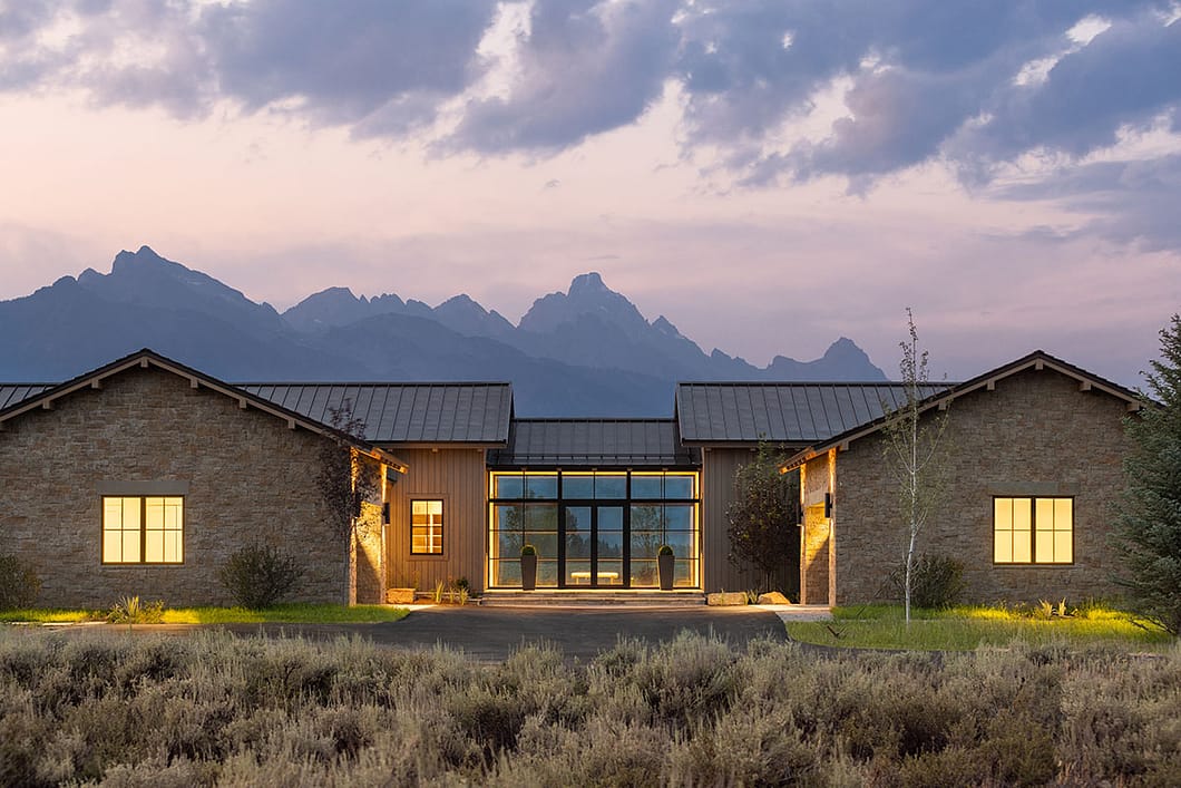 Starfall - modern home in Jackson Hole - Nida Risto Interiors - Photo: Krafty Photos