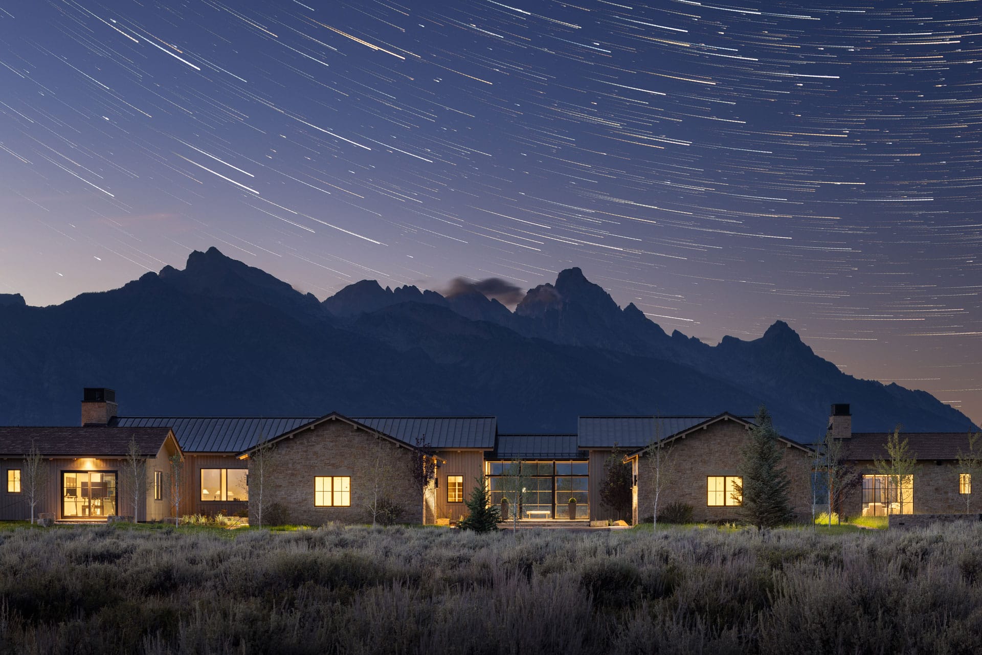 Starfall - modern home in Jackson Hole - Nida Risto Interiors - Photo: Krafty Photos