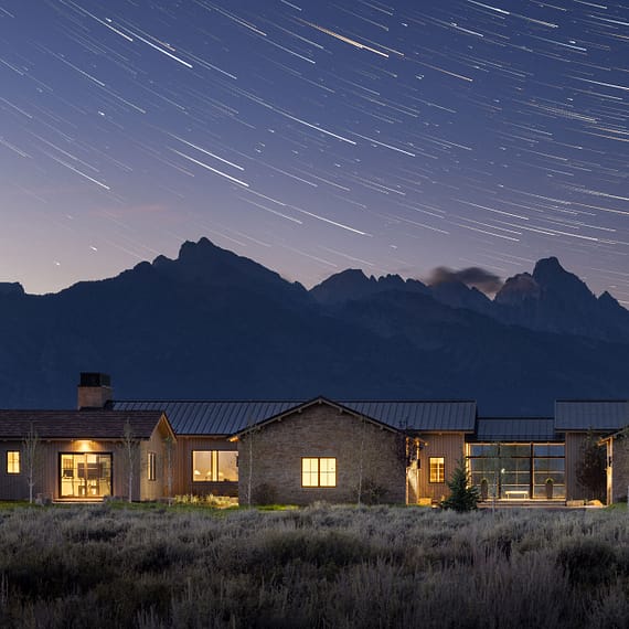 Starfall - modern home in Jackson Hole - Nida Risto Interiors - Photo: Krafty Photos
