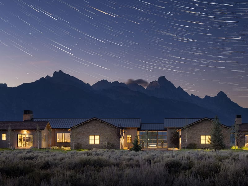 Starfall - modern home in Jackson Hole - Nida Risto Interiors - Photo: Krafty Photos
